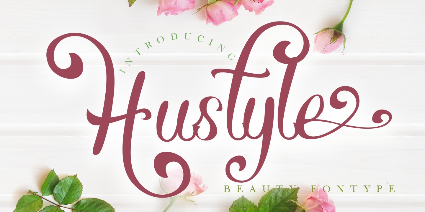 Hustyle Regular Font preview